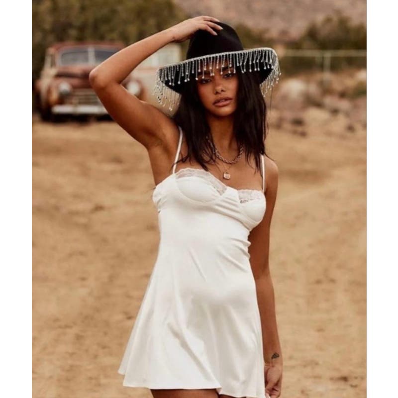 Festival slip mini dress