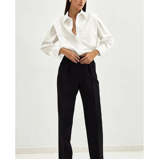 Fair And Square White Button Down Shirt | Size Small | Commense