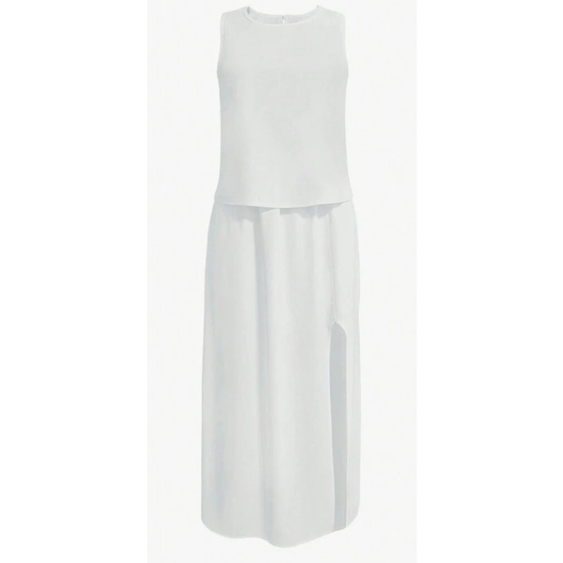 Chicgenes Amelia –Casual Beachwear T-shirt Maxi Dress with pockets