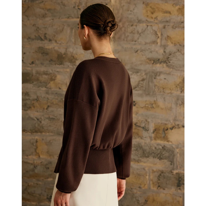 Commense Golden Button Plain Cardigan Size XS