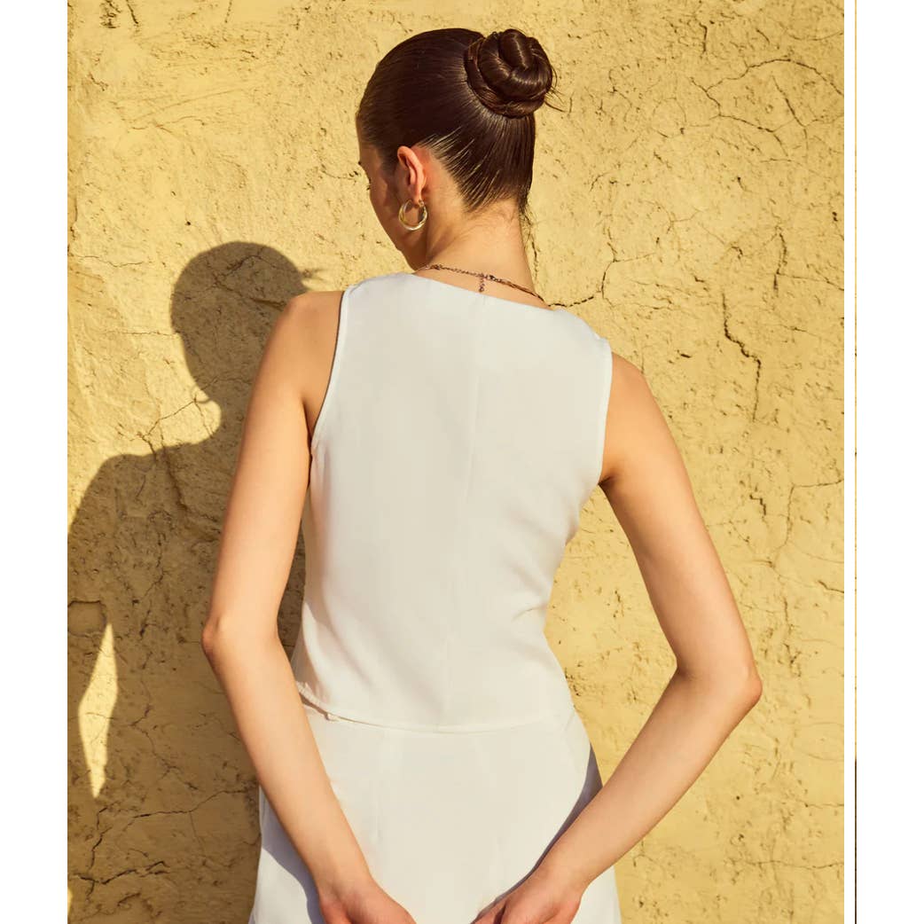 π Commense Coastal Enchantment Two Piece Pants Set - Medium - Embrace the Serenity of Seaside Elegance! π