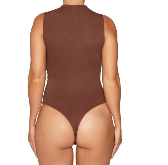 🌟 Naked Wardrobe Chocolate Bodycon Bodysuit - XL - Elevate Your Style! 🌟