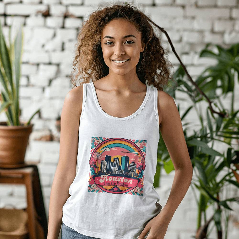 Houston, I am the Problem Tank Top- Stand out from the crowd in a bold, unapologetic way!