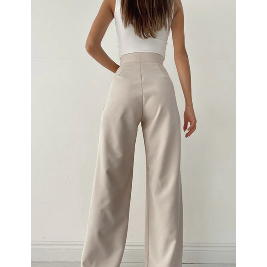 Palazzo Tied Wide Leg Dress Pants | Size Small