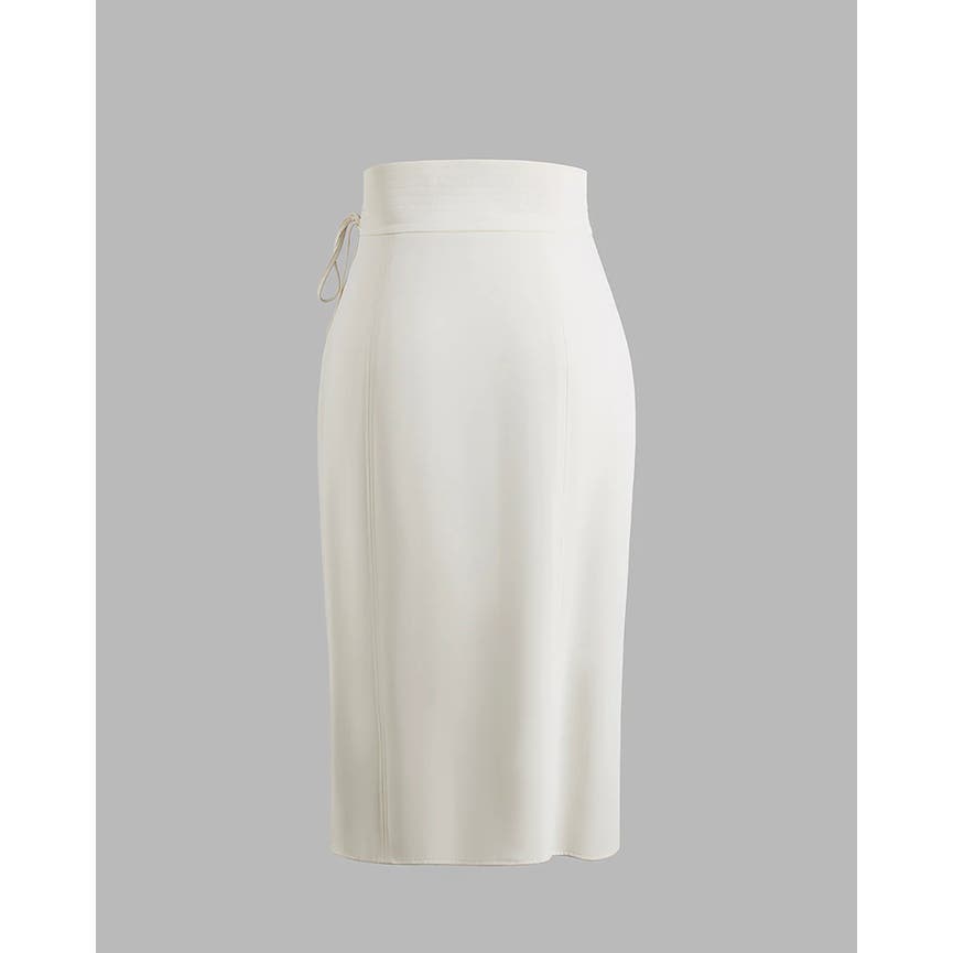 Isla Ivory Midi Skirt | size XL