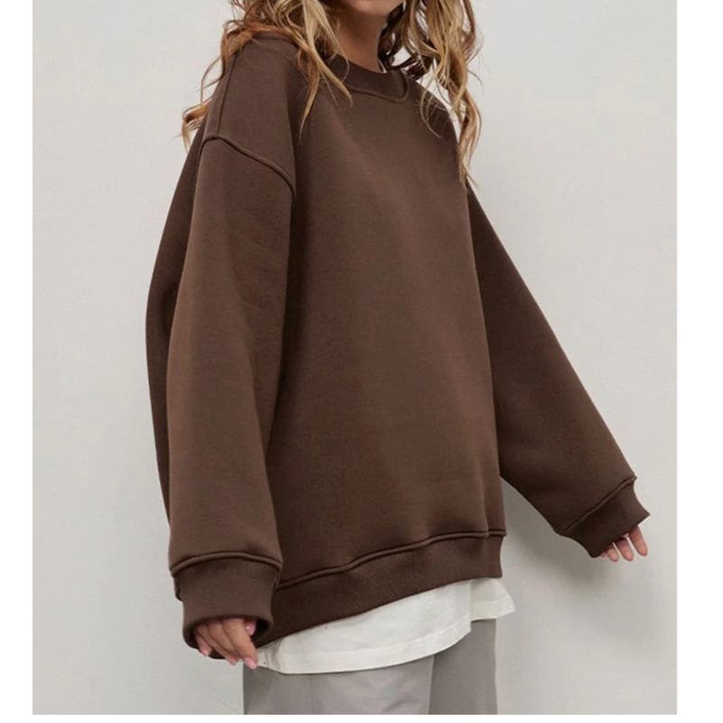 Always Natural Oversized Sweatshirt | Commense |Large