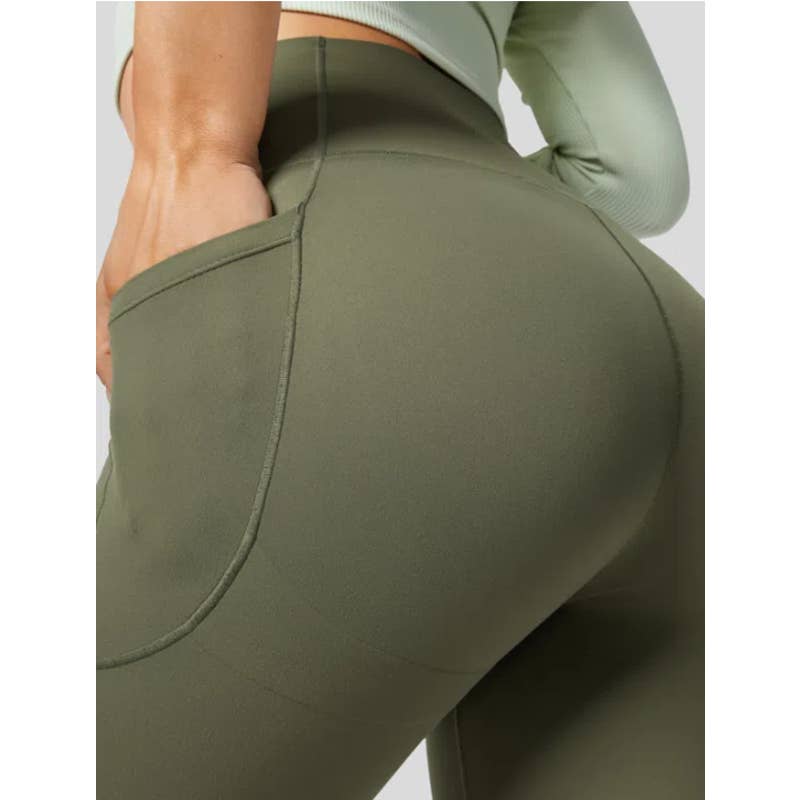 🍃 Halara High-Waisted Tummy Control Leggings in Green - Size Small - Elevate Your Workout Wardrobe