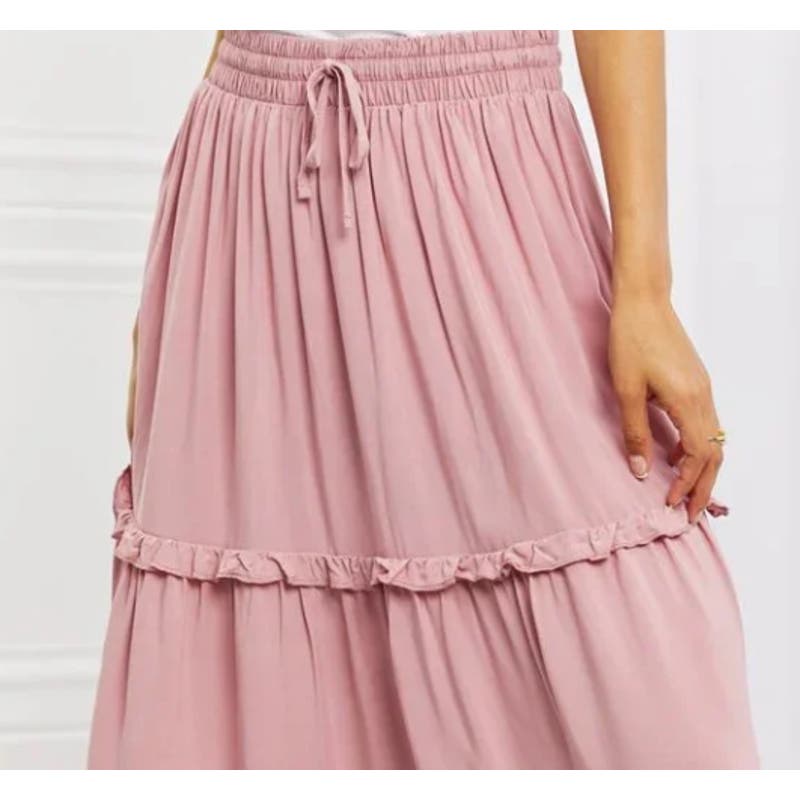 boho maxi skirt