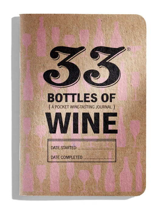 33 Bottles of Wine Tasting Notebook